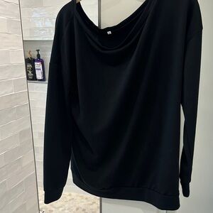 Black Long Sleeve Top Size Medium